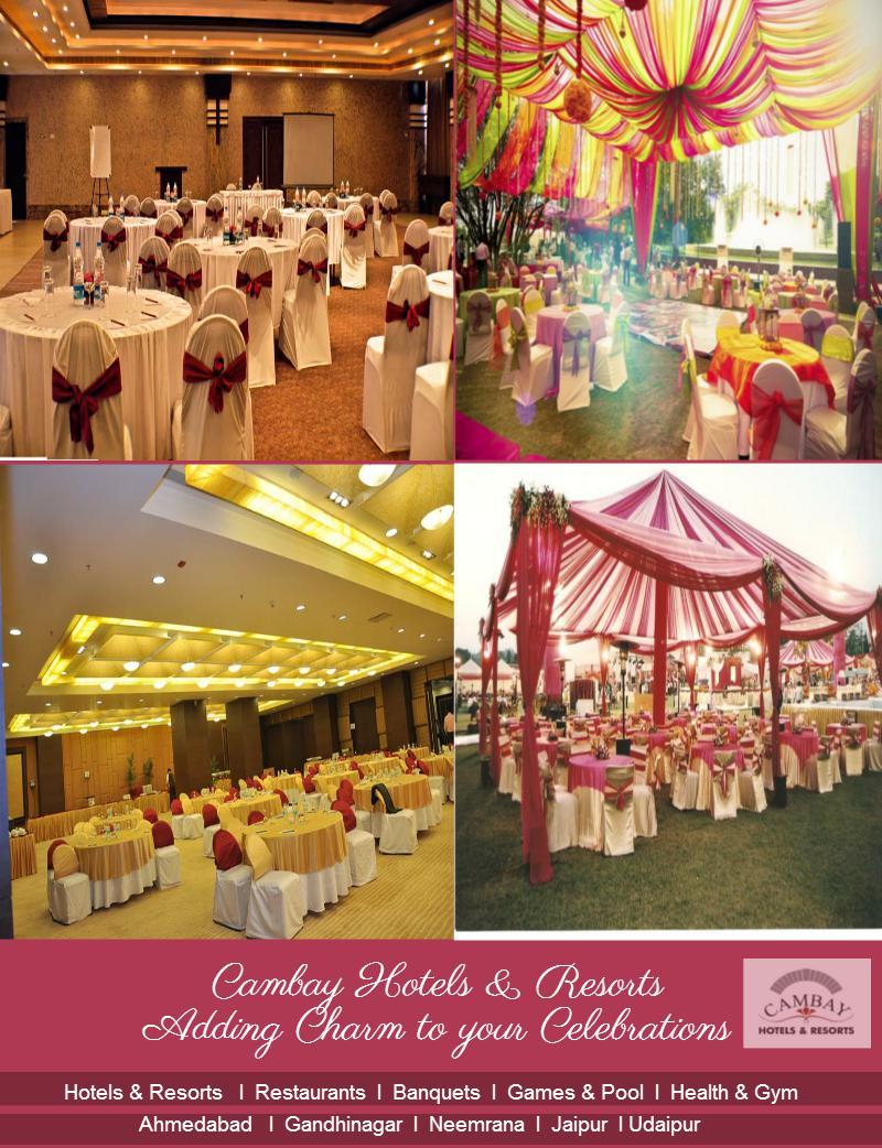 Adding Your Charm to Celebration in Biggest Banquet Hall - Cambay Hotels &amp; Resorts